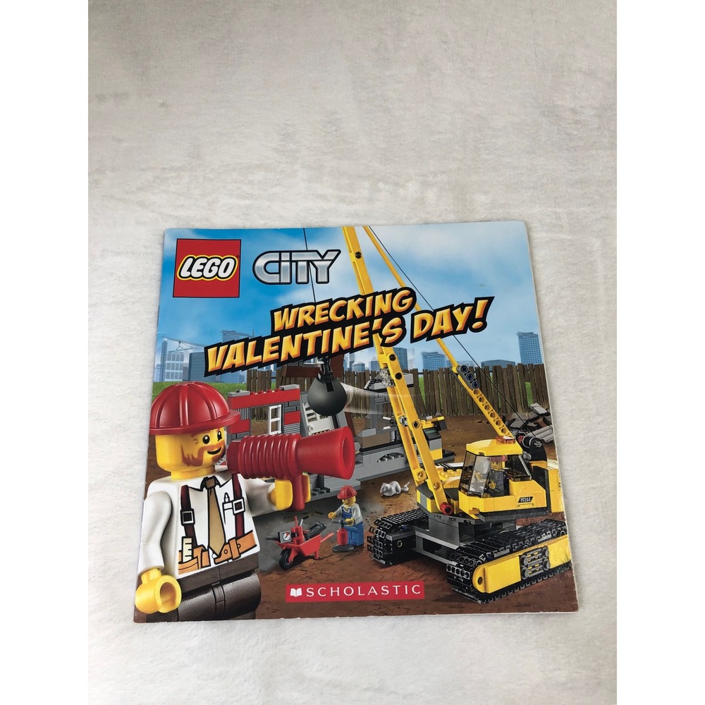 Lego City Wrecking Valentine's Day! Scholastic Book Kids Construction Story